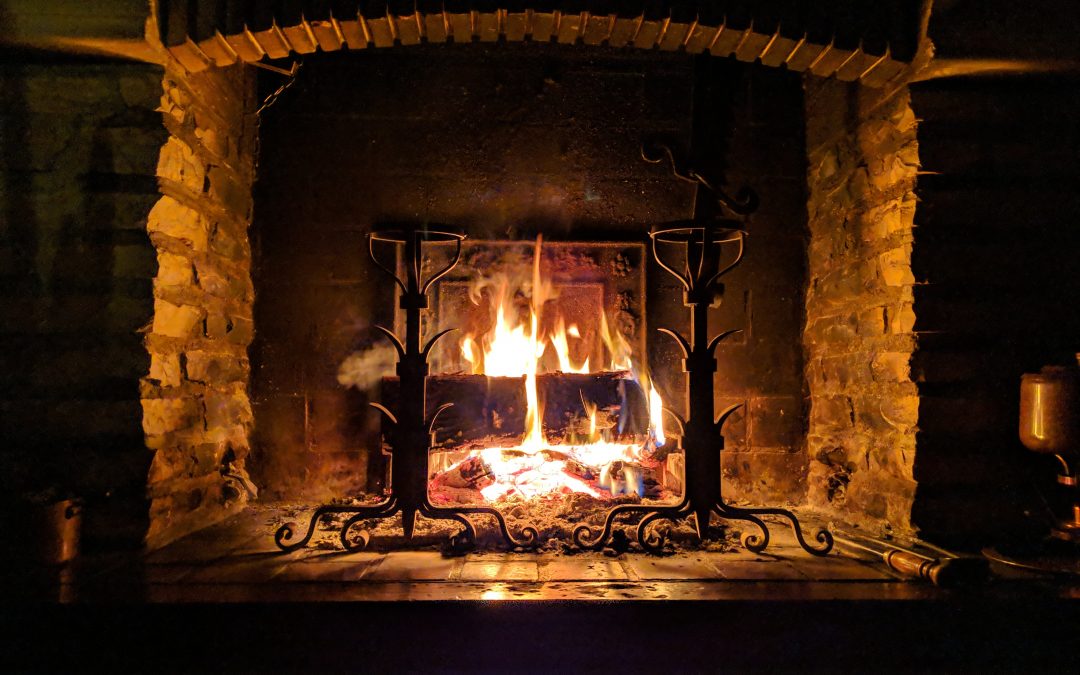 Fire in Fire place