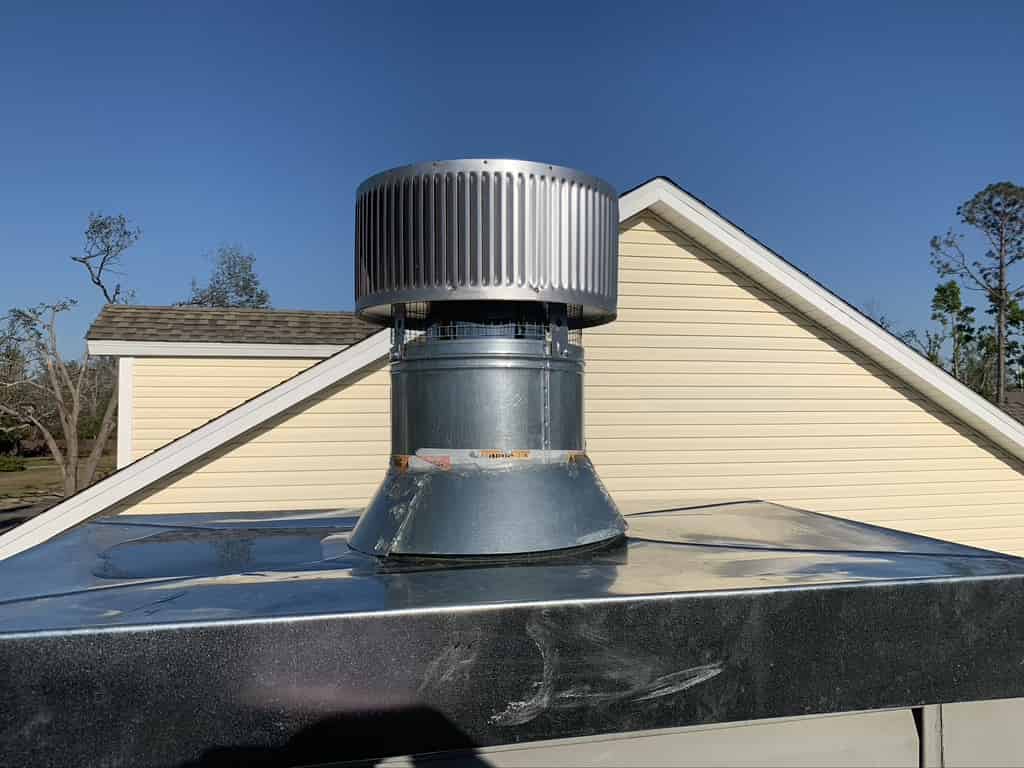 New chimney cap