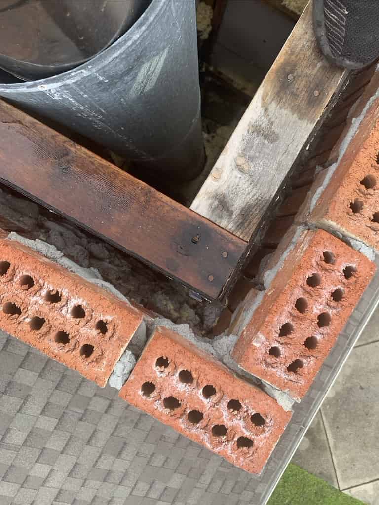 Chimney Sweep Callaway Brick Repair after hurricane sally