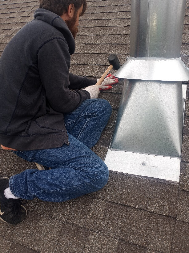 repairing chimney