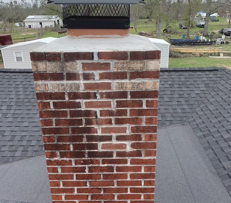 masonry chimney