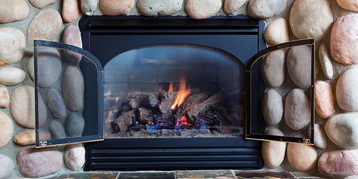 gas fireplace